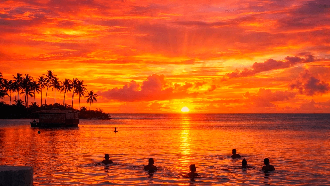 What is the sun like in the Maldives?