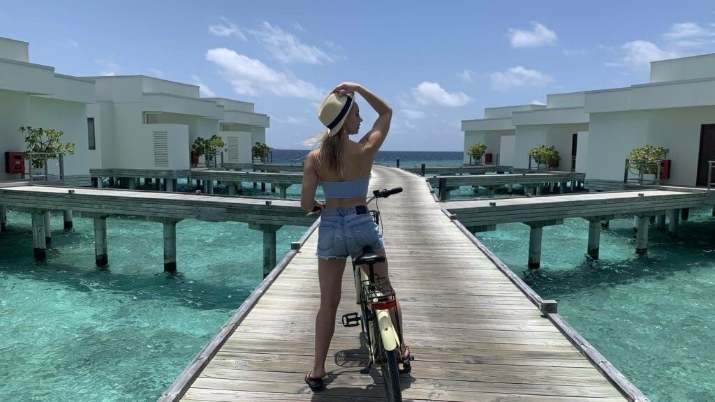 Ciclismo en las Maldivas